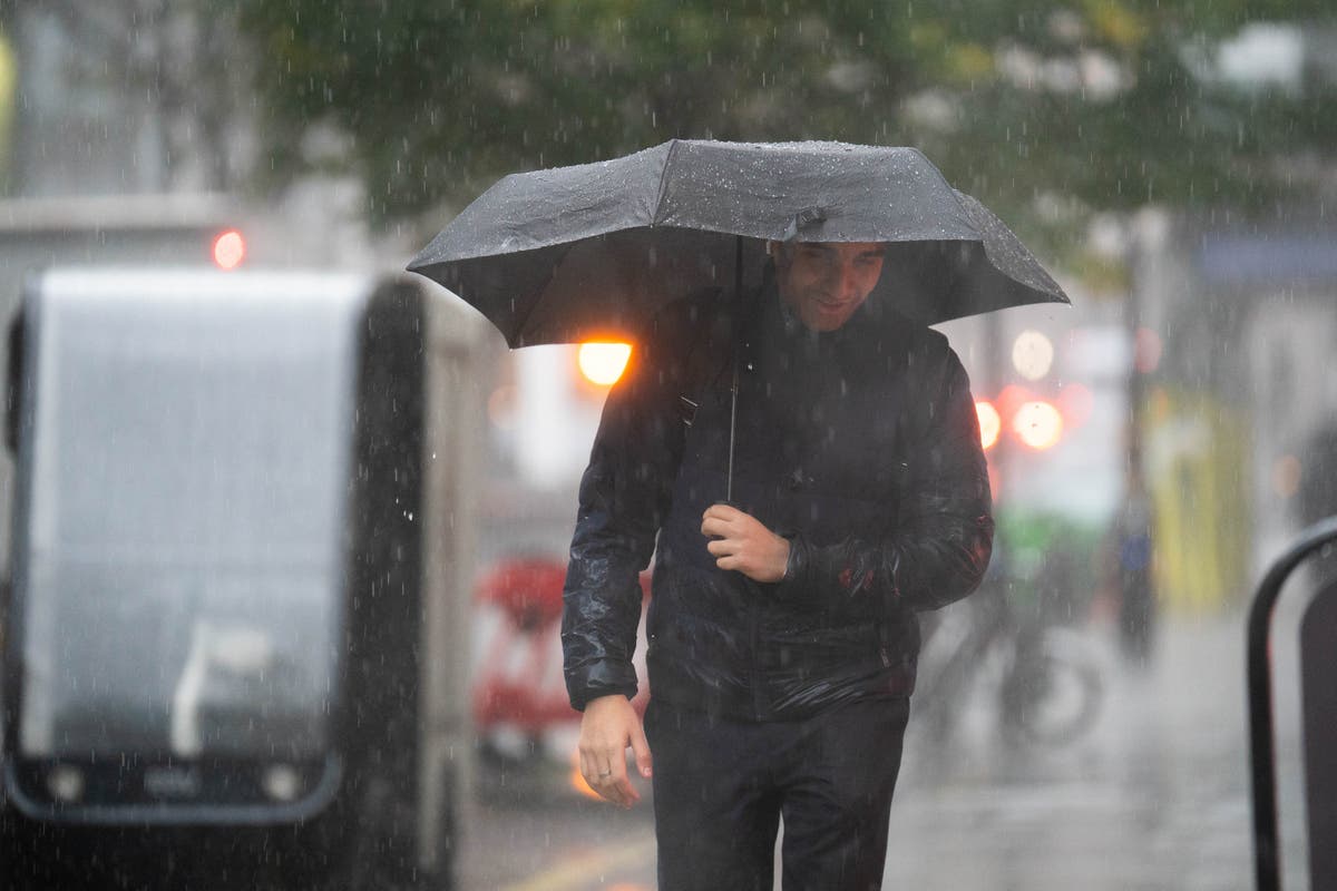 Storm Debi live London weather warning extended as Met Office warns